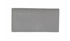 Кошелек Croco Leather белый из кожи крокодила